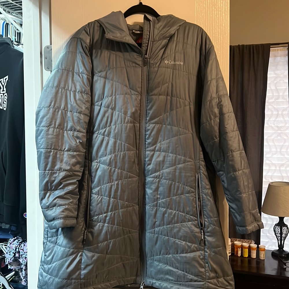 Columbia winter coat with hood